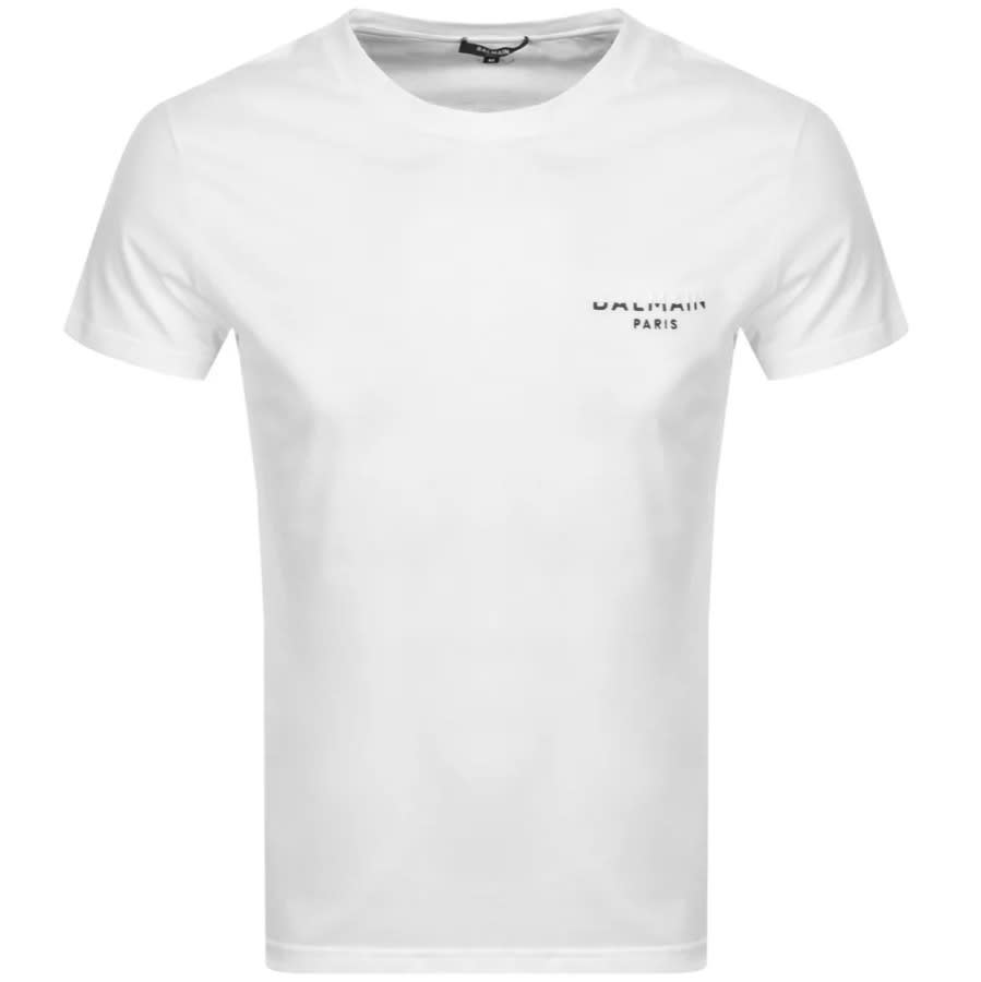 Alternative Image for ProductBalmain Logo T Shirt White1